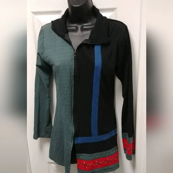 Leopards & Roses cotton jacket - Picture 7 of 8